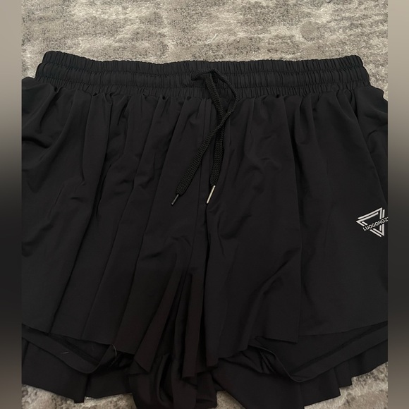 luogongzi 2 in 1 Flowy Running Butterfly Shorts - Picture 5 of 8